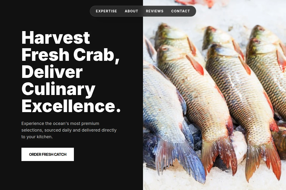 Premium Japanese Food Website Design